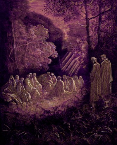 Il Purgatorio di Dante da Gustave Dore